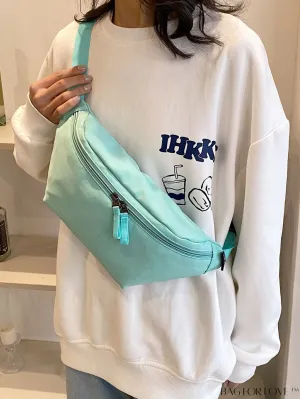 BagForLove - Unisex Solid Color Waist Bag with Spacious Capacity