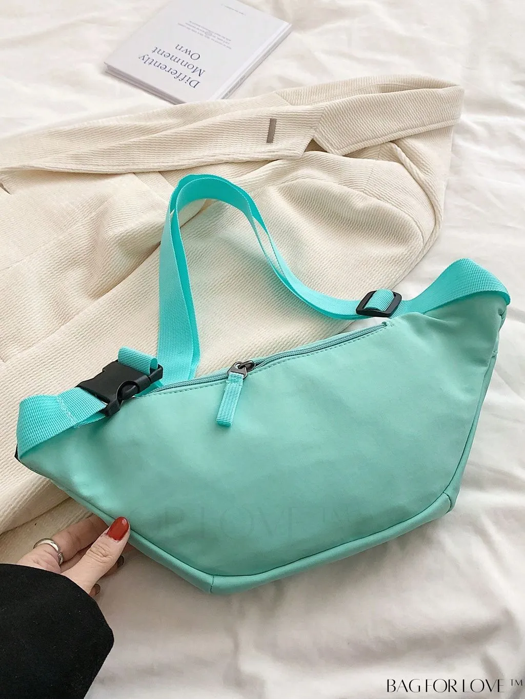 BagForLove - Unisex Solid Color Waist Bag with Spacious Capacity
