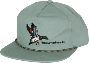 Banded Mallard Cap – Adjustable Snapback Hunting Hat with Embroidered Waterfowl Design