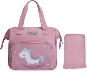 Bebamour Baby Doll Bag with Doll Changing Pad Carry Baby Doll Accessories Fashion Kids Bag (Bag)