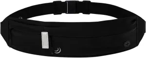 Belt Bag Running Waist Pack Sport Workout Exercise Fitness Runner Belt Men Women Jogger Slim(Black)