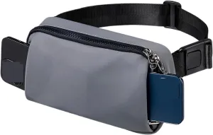 Belt Sports Walking Waist Bag Runner Belt Bag Hip Fit For MAN Woman(Dark Grey)
