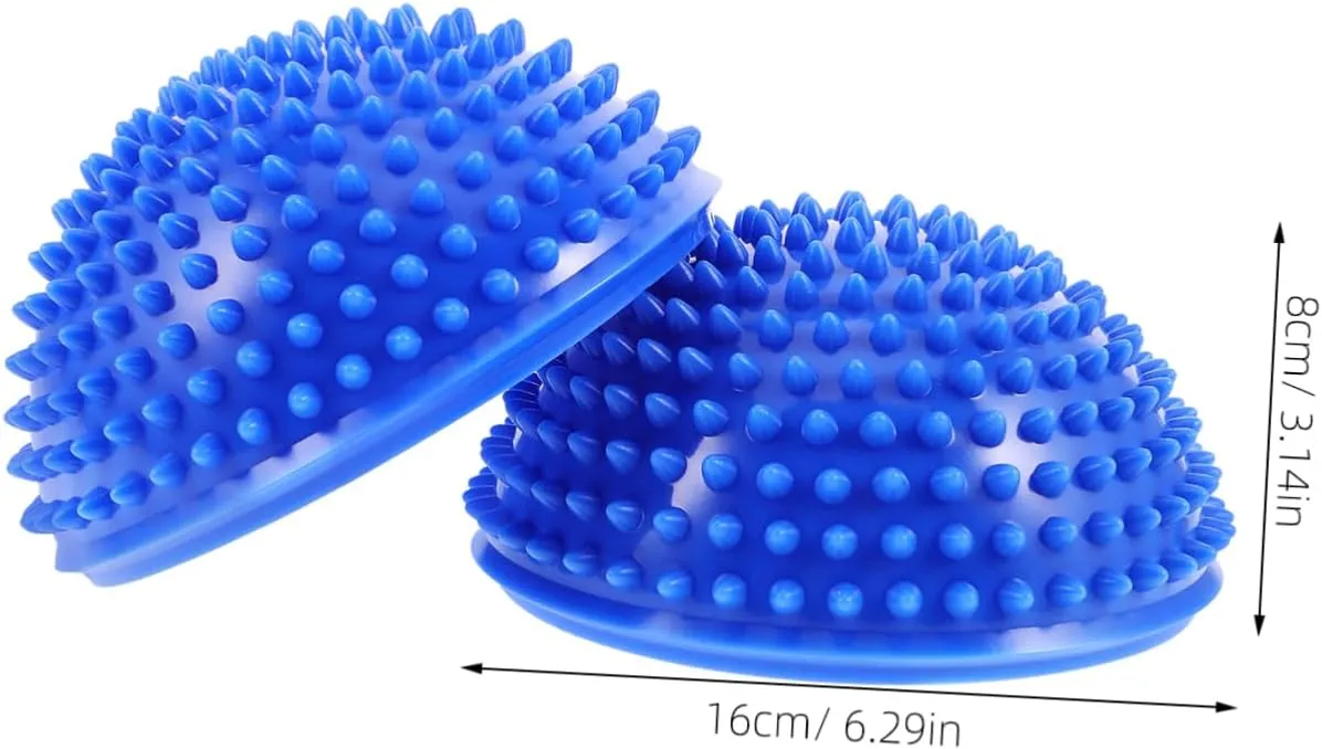 BESPORTBLE Hedgehog Yoga Exercise Ball Half Spike Dome for Balance Training and Coordination Skills for Adults