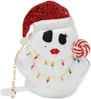 Betsey Johnson Want is Boo Crossbody, White