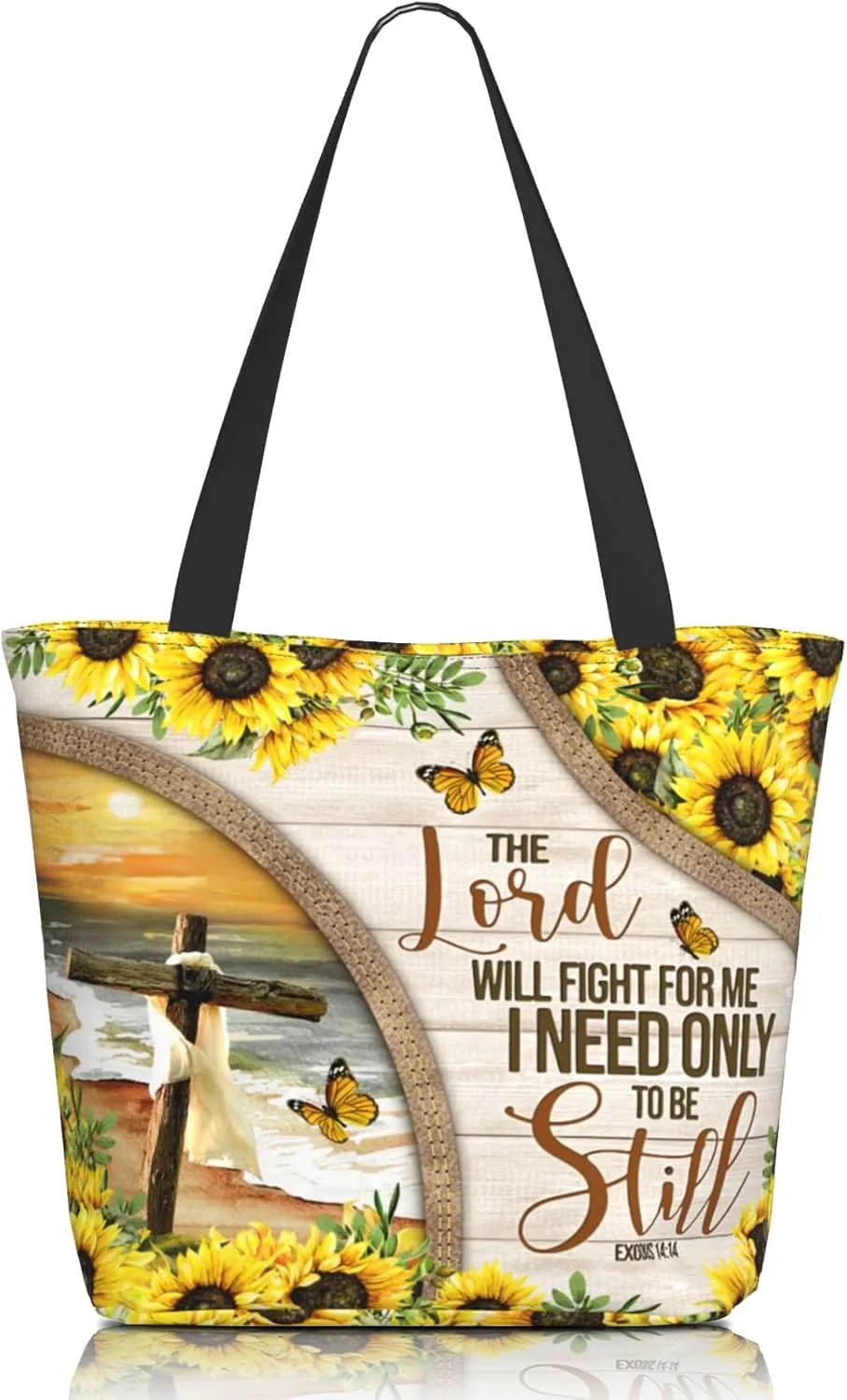 Bible Tote Bags for Women Christian Tote Bag Religious Church Bags for Women Organizer Christian Gift With Zipper