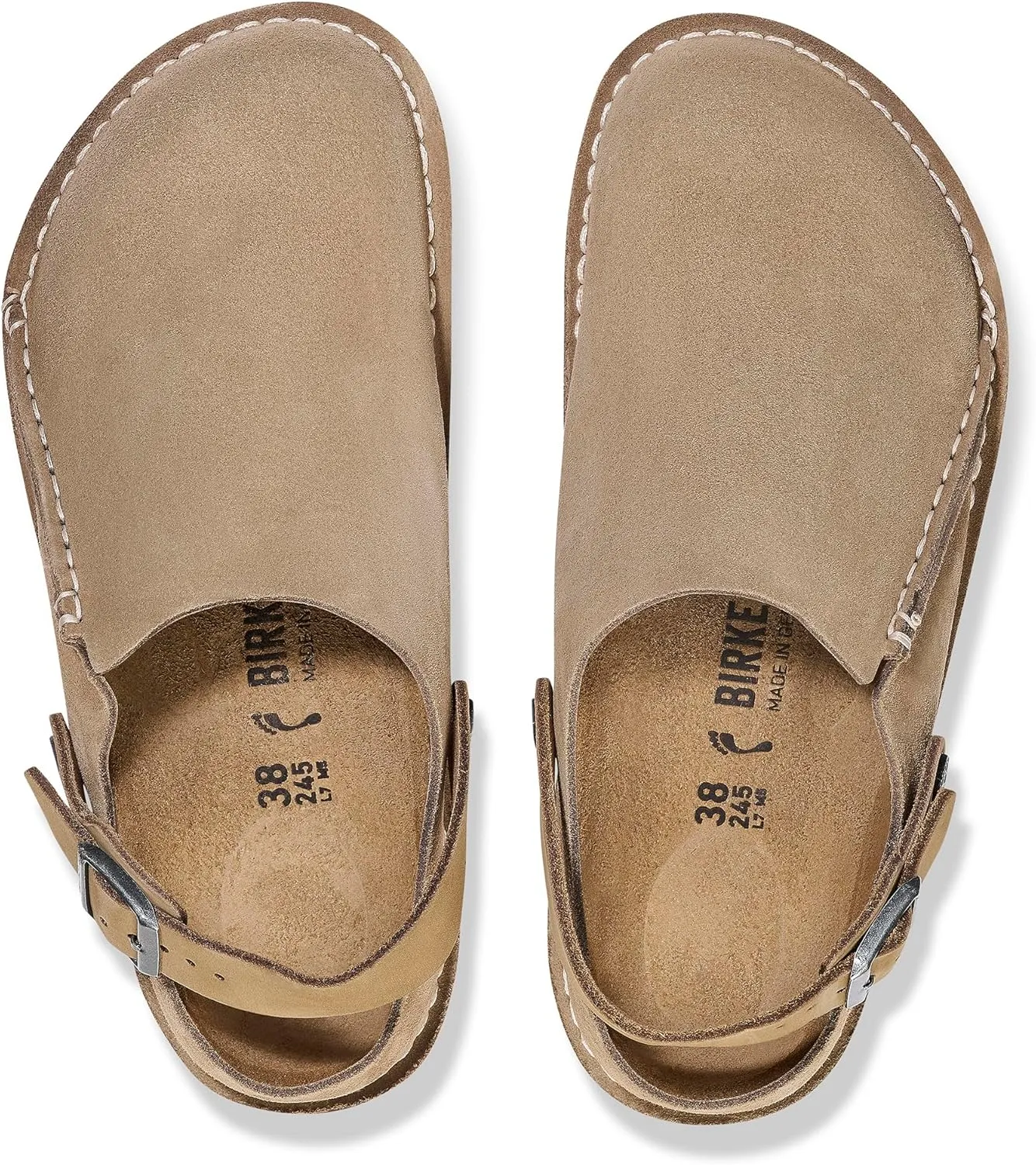 Birkenstock LUTRY Premium Suede Suede Leather Womens Clogs