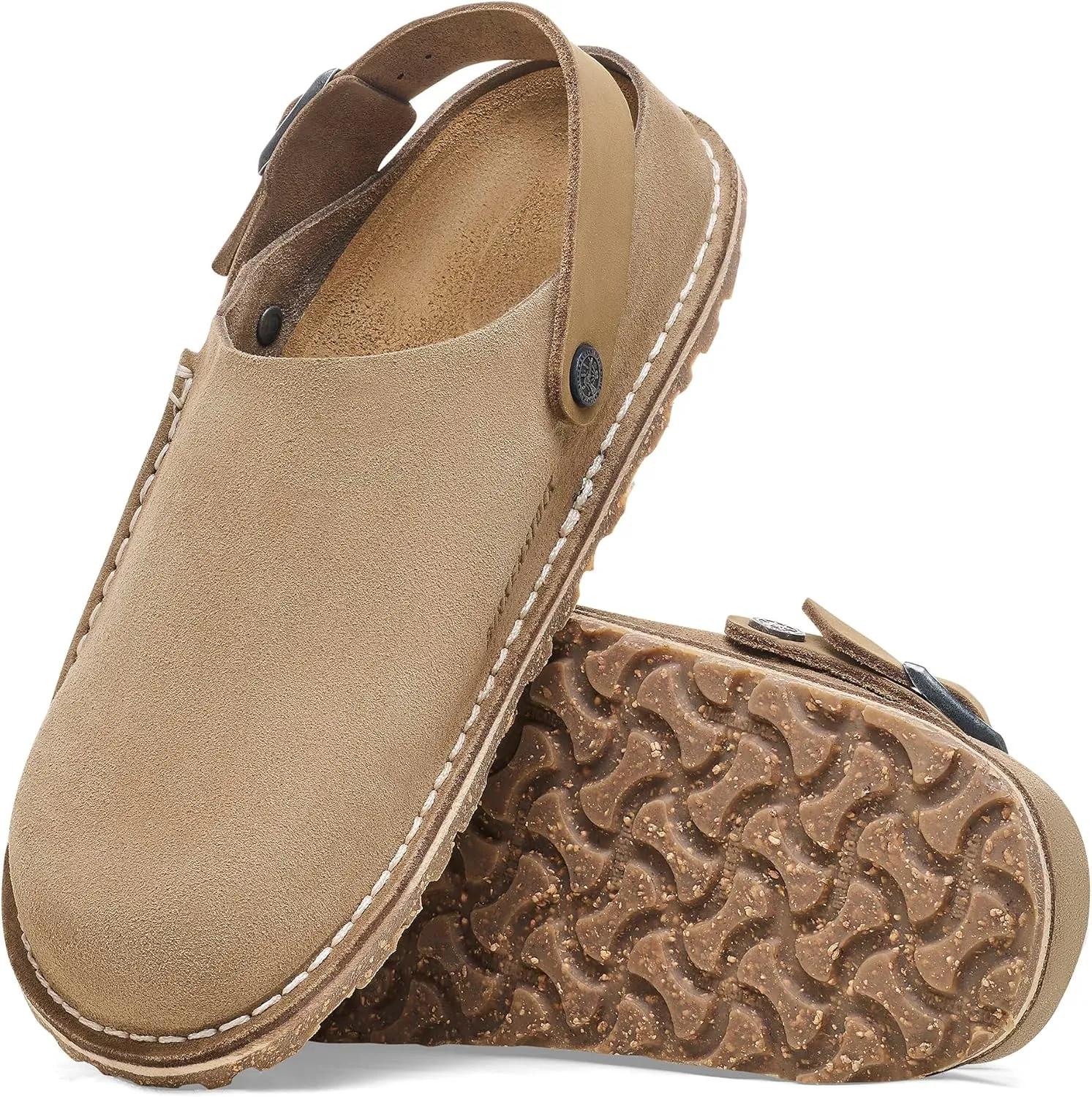 Birkenstock LUTRY Premium Suede Suede Leather Womens Clogs