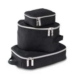 Black & Silver Pack Like a Boss™ Packing Cubes