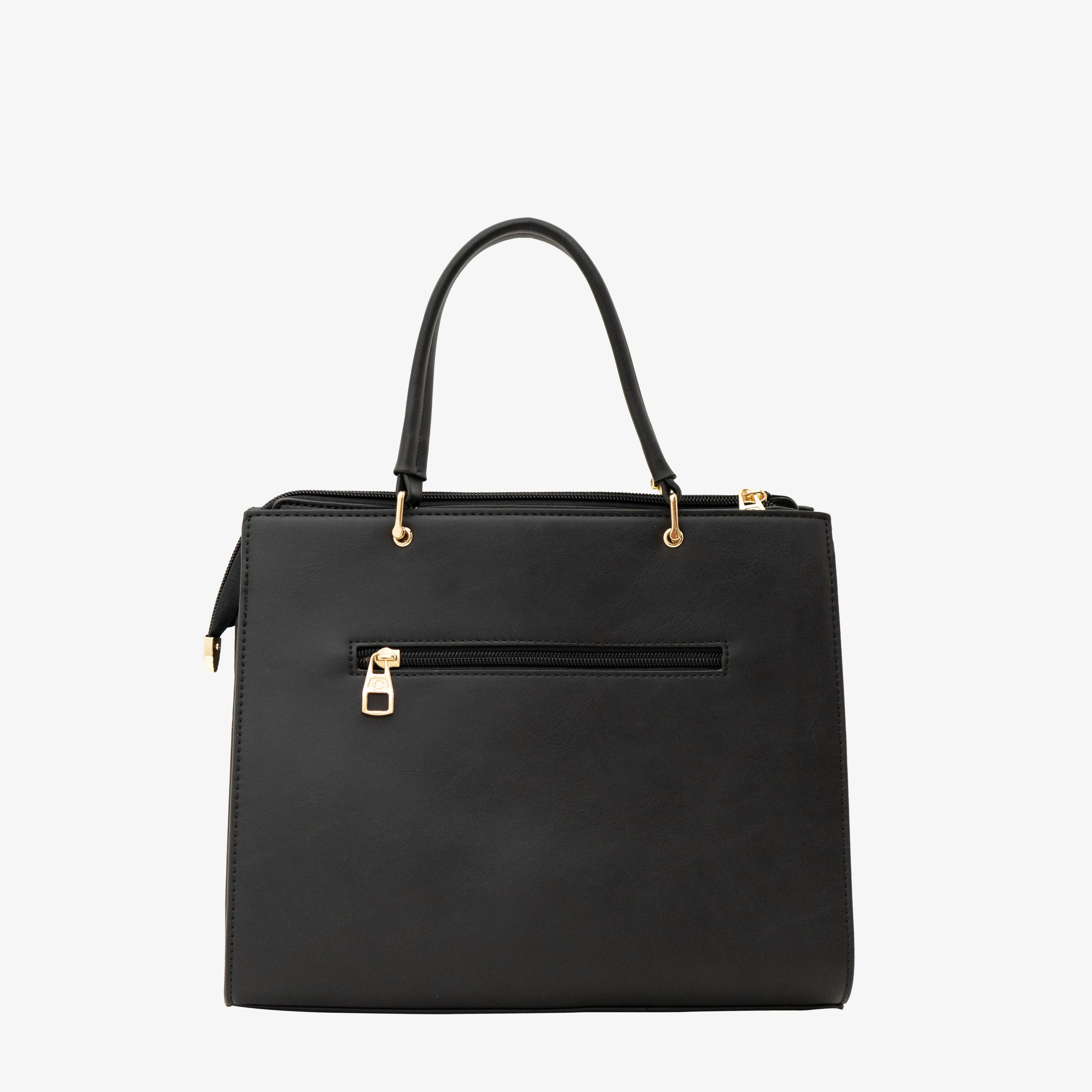 Black Floral Eclipse Handbag | Cara