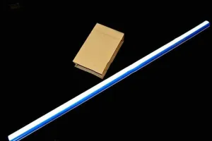 blue-ther Appearing Big Straw - 1.25 m/4.1 ft Magic Tricks Empty Bag Appear Straw Magic Magician Stage Street Bar Illusions Gimmick Props Comedy (Blue) (Bule), Small