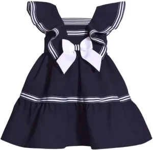 Bonnie Jean Girl's Nautical Sailor Outfit Dress - for Baby, Infant, Toddler, Little and Big Girls