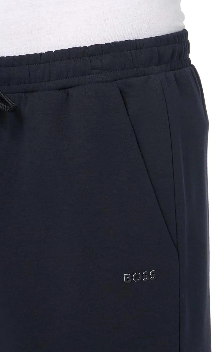 BOSS Men's Structured Jersey Drawstring Waist Shorts
