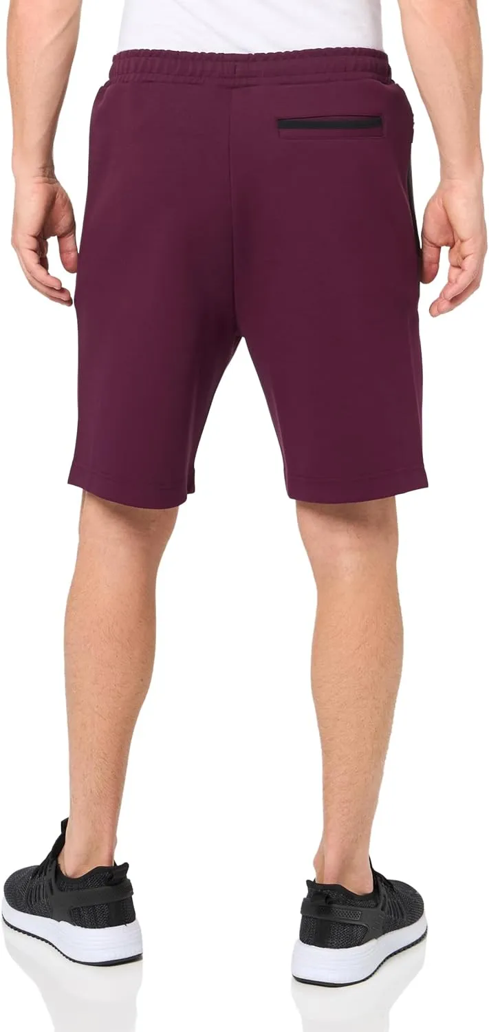 BOSS Men's Structured Jersey Drawstring Waist Shorts