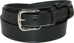 Boston Leather Men's Heavy Duty Leather Ranger Work Belt, 40, Black