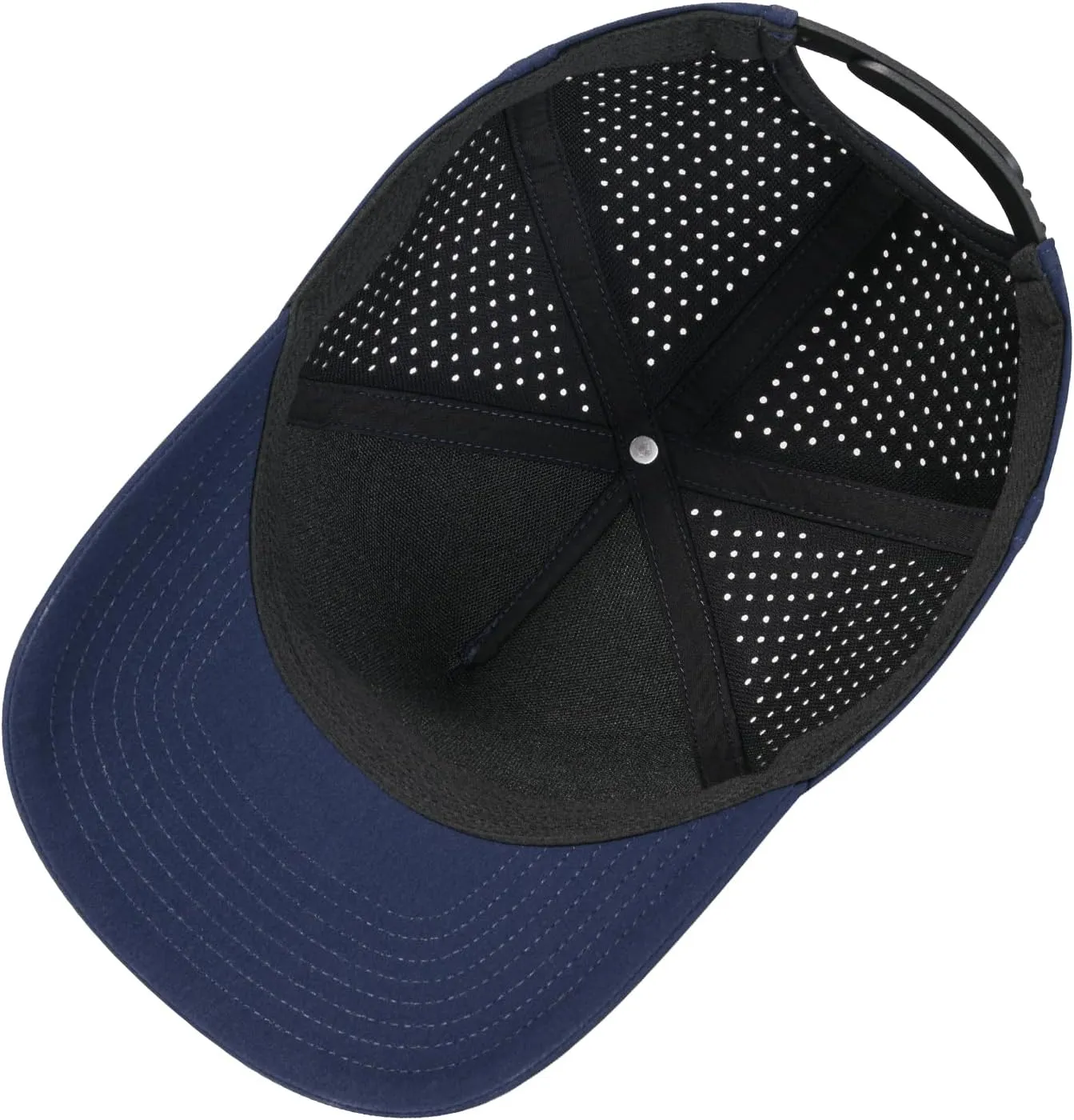 BOTVELA Men Adjustable Snapback Baseball Cap Vented Performance Laser Cut Mesh Hat