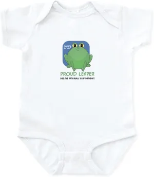 CafePress Proud Leaper Infant Bodysuit Cute Infant Bodysuit Baby Romper