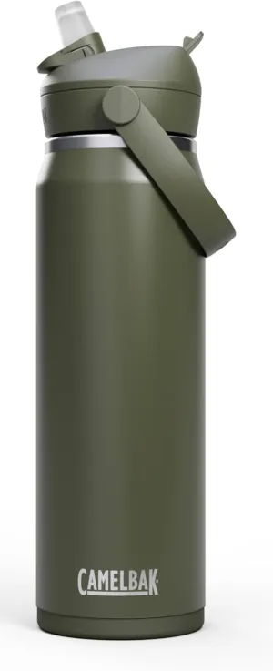 CamelBak Thrive Flip Straw Insulated Stainless Steel Water Bottle Moss, 25oz