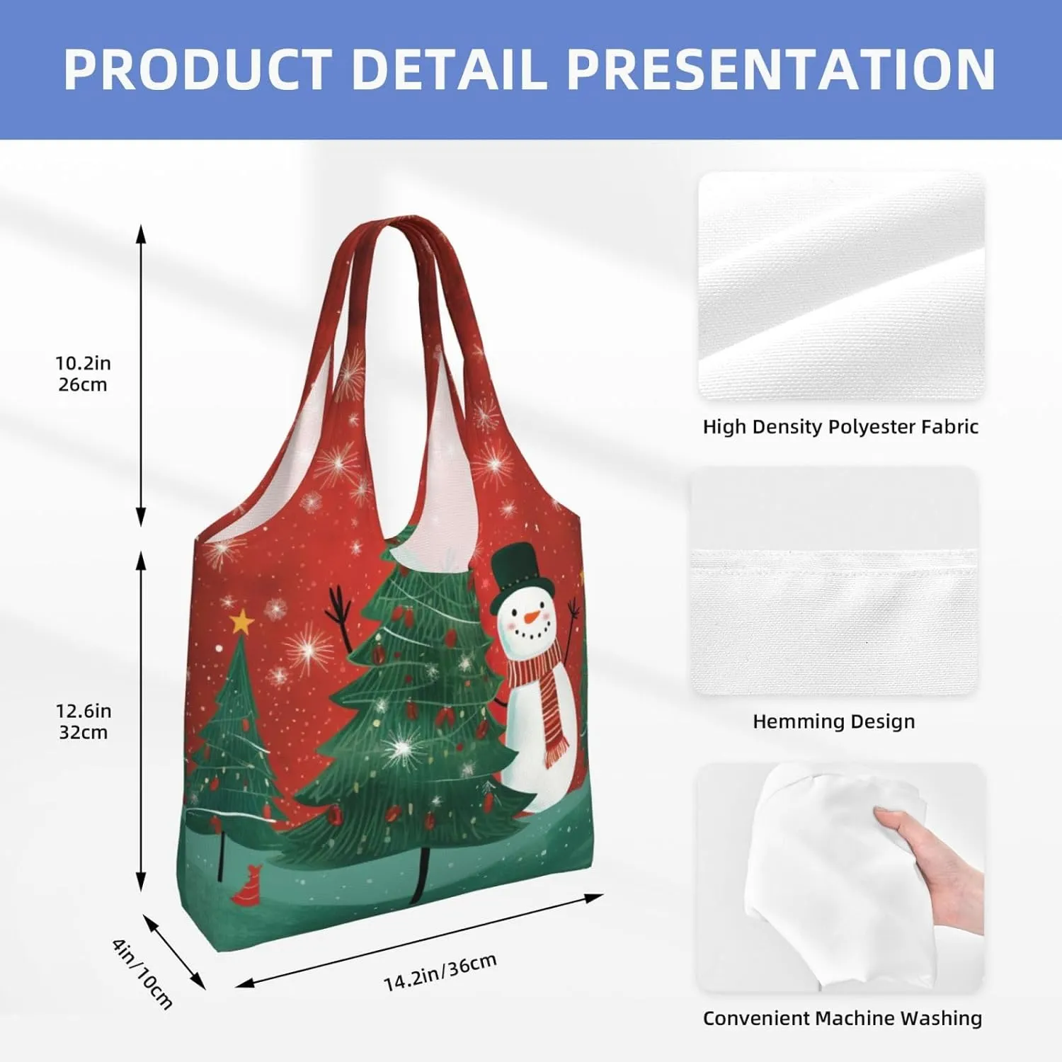 Canvas Aesthetic Tote Bag forBeach Bag Shopping BagsShoulder Bag Reusable Grocery Bags