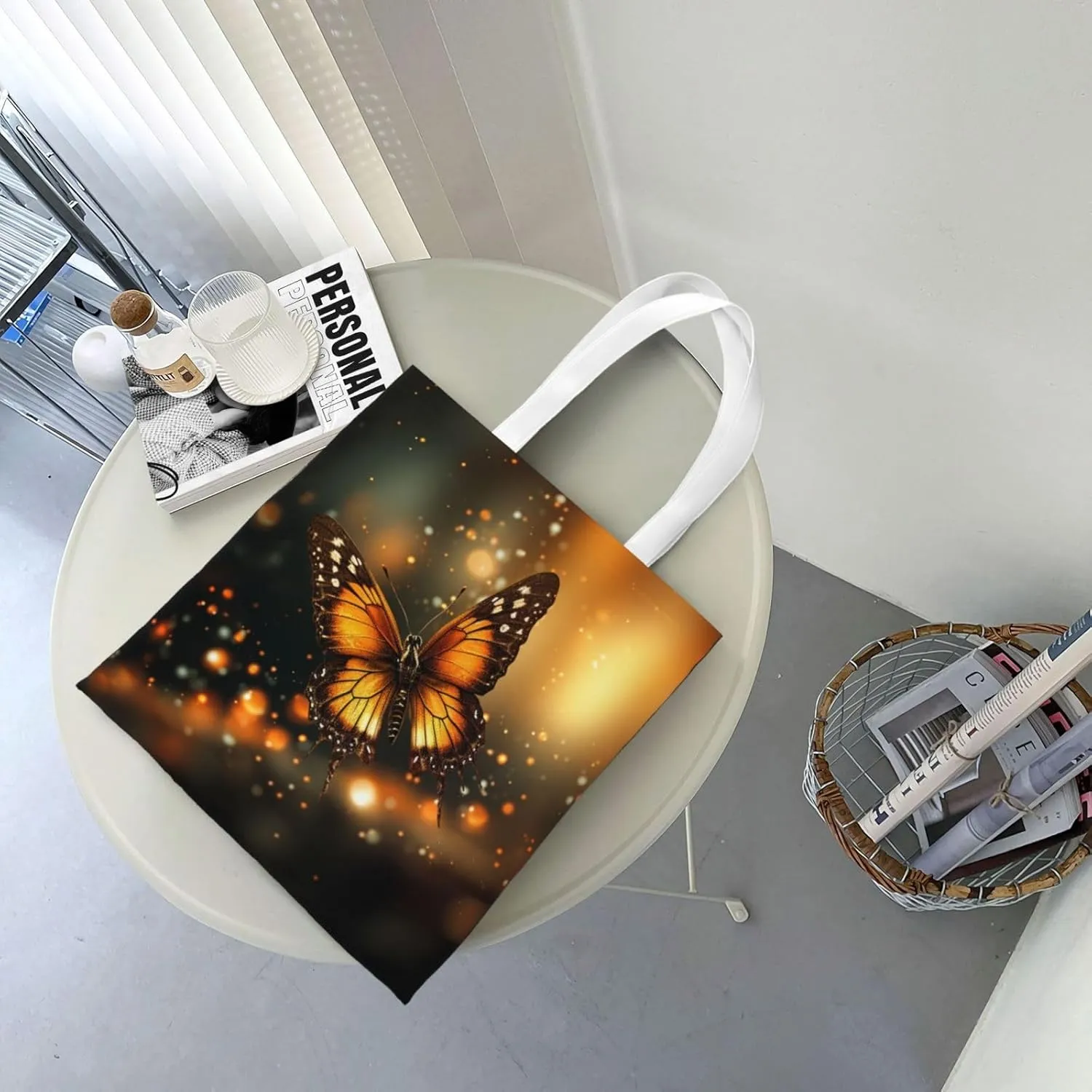 Canvas Tote Bag For Women Reusable Shopping Bag Casual Arch In Mallorca Spain Shoulder Bag Handbag For Travel