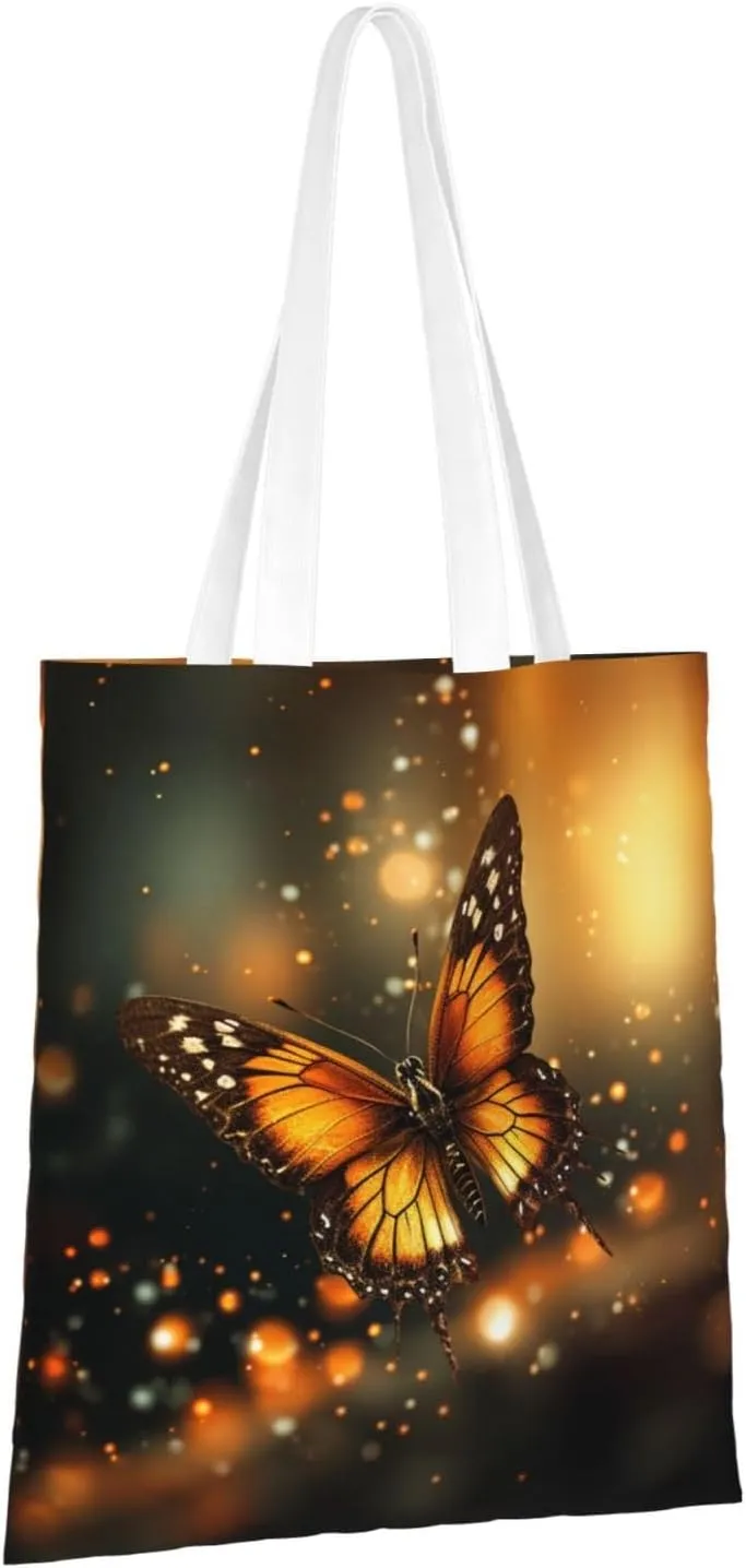 Canvas Tote Bag For Women Reusable Shopping Bag Casual Arch In Mallorca Spain Shoulder Bag Handbag For Travel