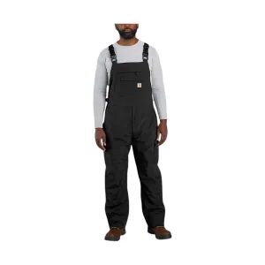Carhartt Men's Storm Defender Loose Fit Heavyweight Bib Overall - Black