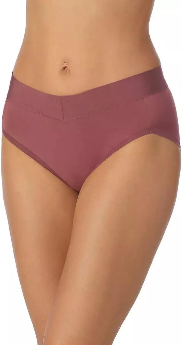 Carole Hochman Womens 5-Pack Midnight Hi-Cut Brief