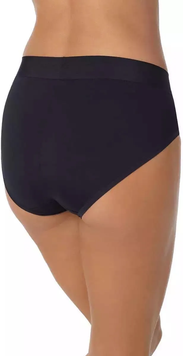 Carole Hochman Womens 5-Pack Midnight Hi-Cut Brief