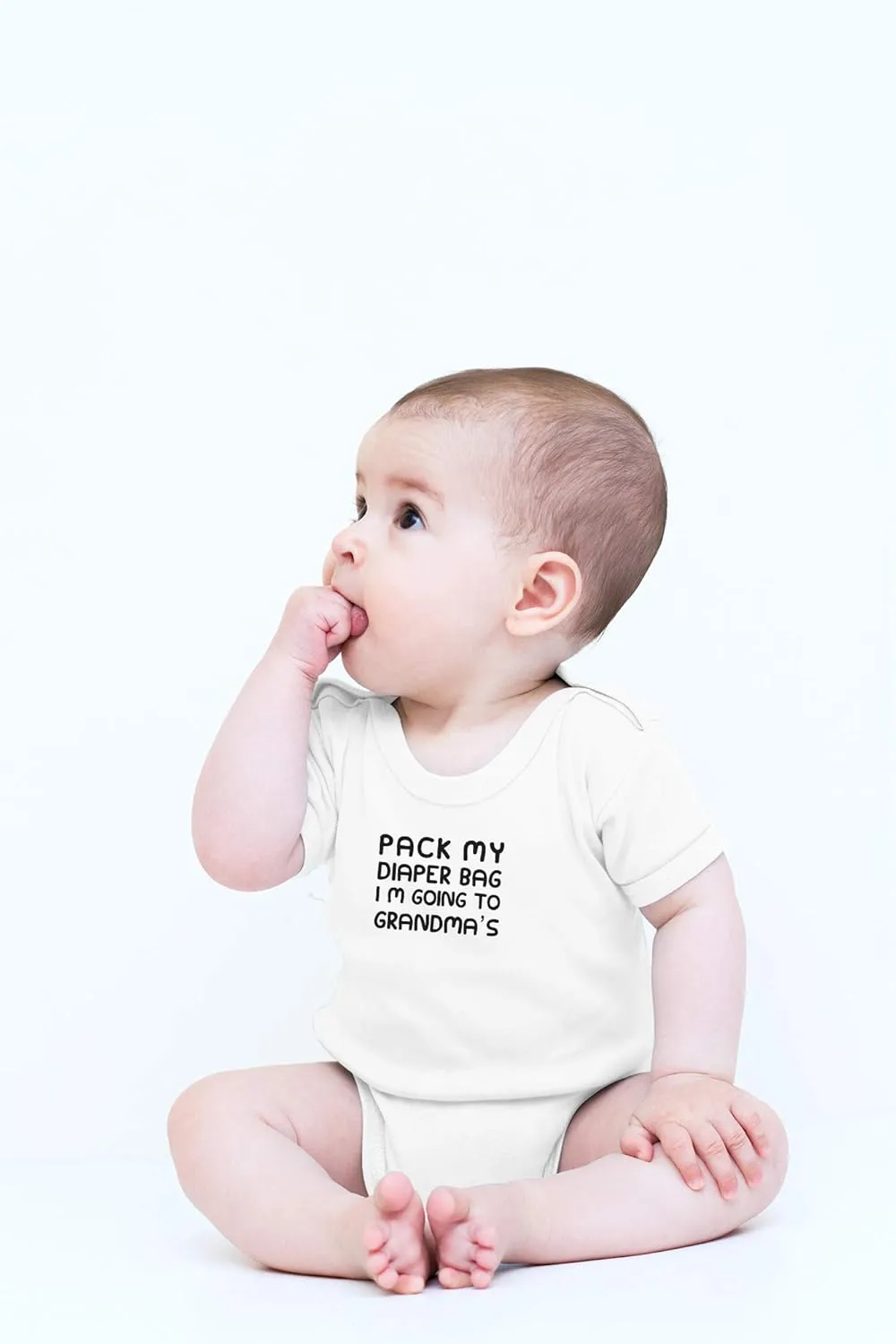 CBTwear Pack My Diaper Bag, I'm Going To Grandma's House Baby Bodysuit - Cute Newborn Unisex Clothing