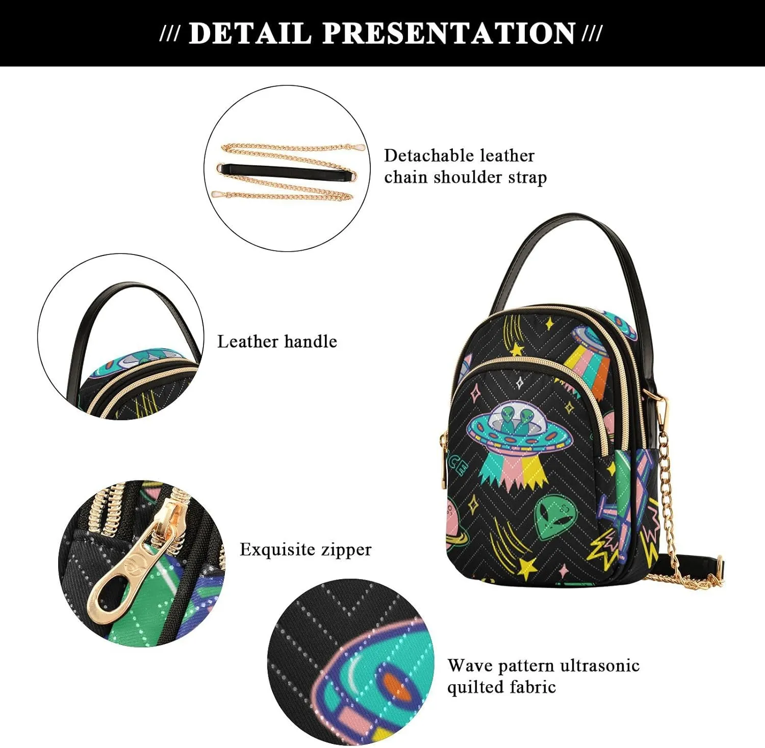 Cell Phone Purse Crossbody Handbag Durable Shoulder Bag Sturdy Travel Pouch