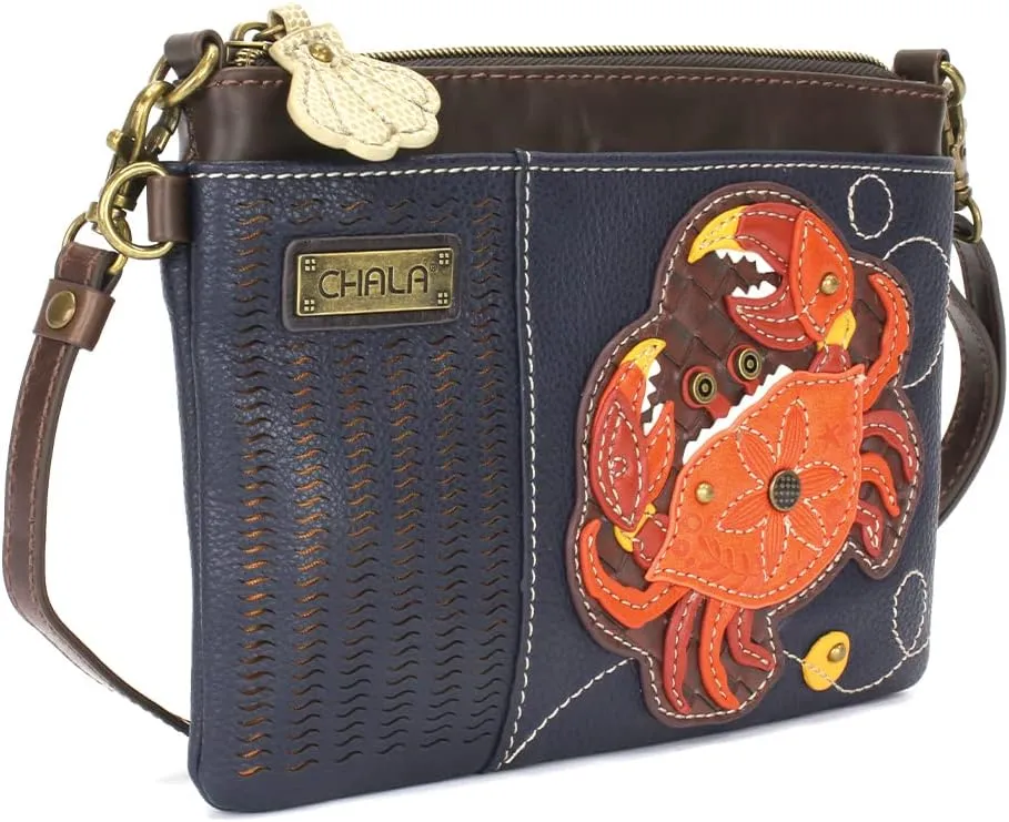 CHALA LaserCut Mini Crossbody/Purse with Convertible Strap Stylish, Compact, Versatile