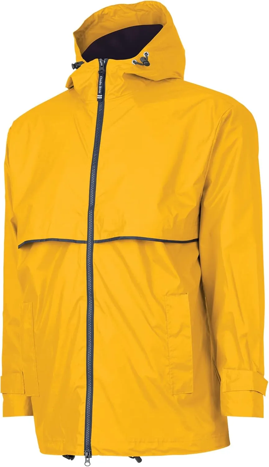 Charles River Men's New Englander Waterproof Rain Jacket (Reg & Ext Sizes)