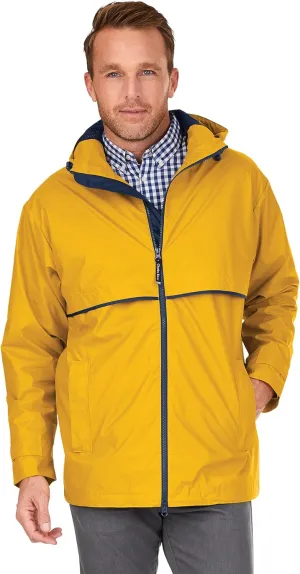 Charles River Men's New Englander Waterproof Rain Jacket (Reg & Ext Sizes)