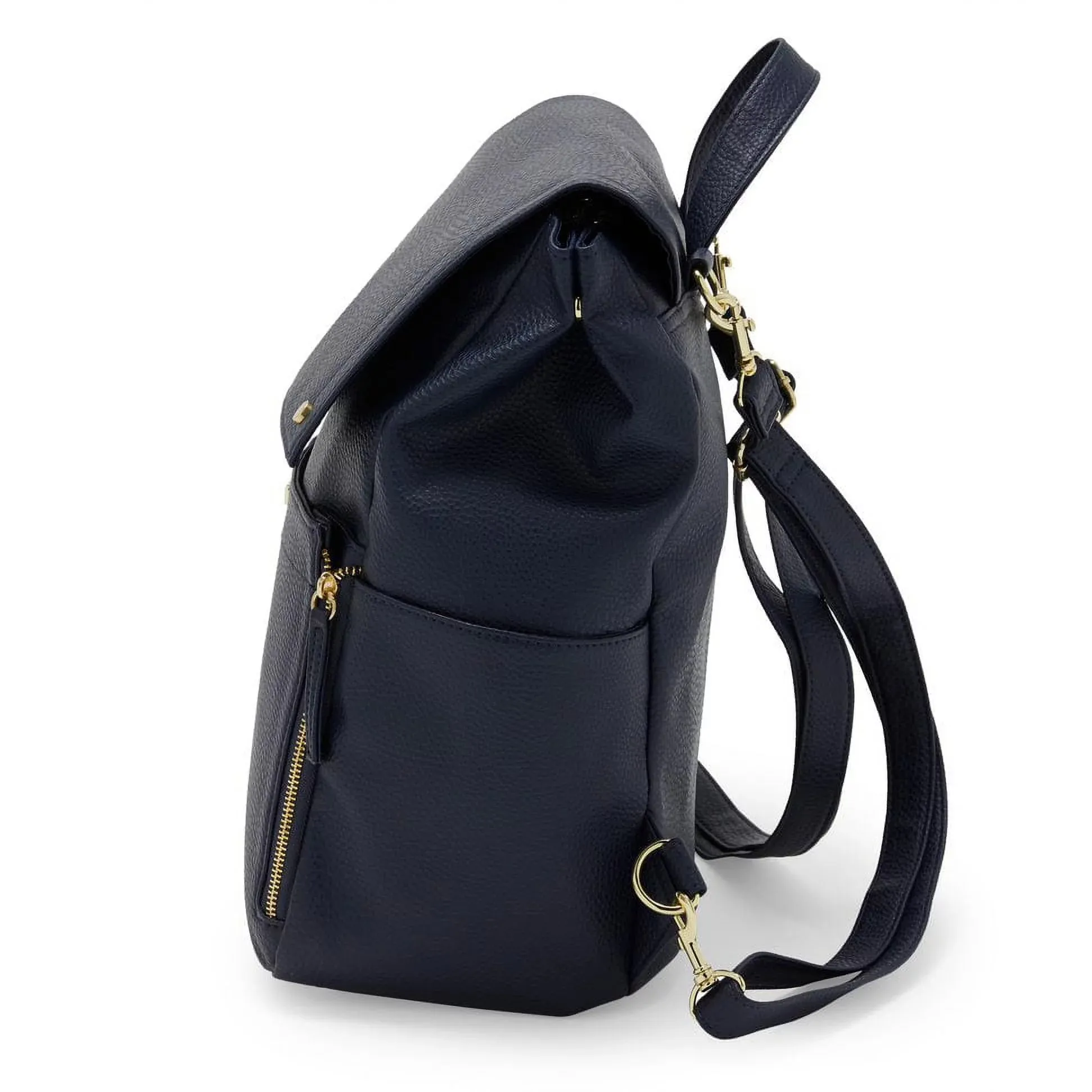 Charli Diaper Bag in Navy, Convertible Backpack with Adjustable Straps