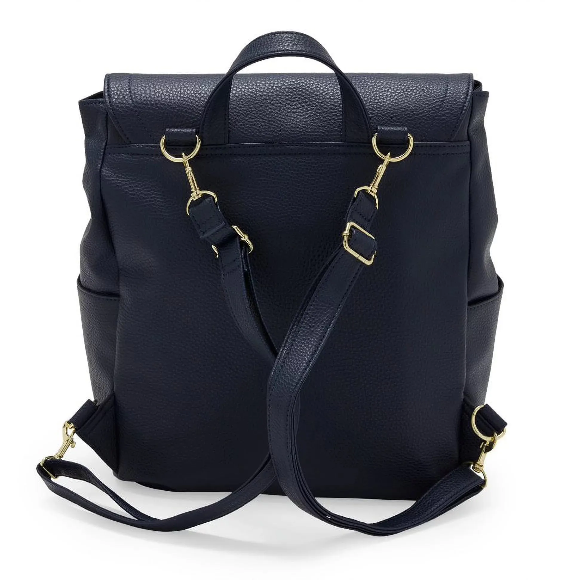 Charli Diaper Bag in Navy, Convertible Backpack with Adjustable Straps