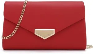 CHARMING TAILOR PU Clutch Purse for Women Evening Bag Chic Clutch Handbag for Special-occasion