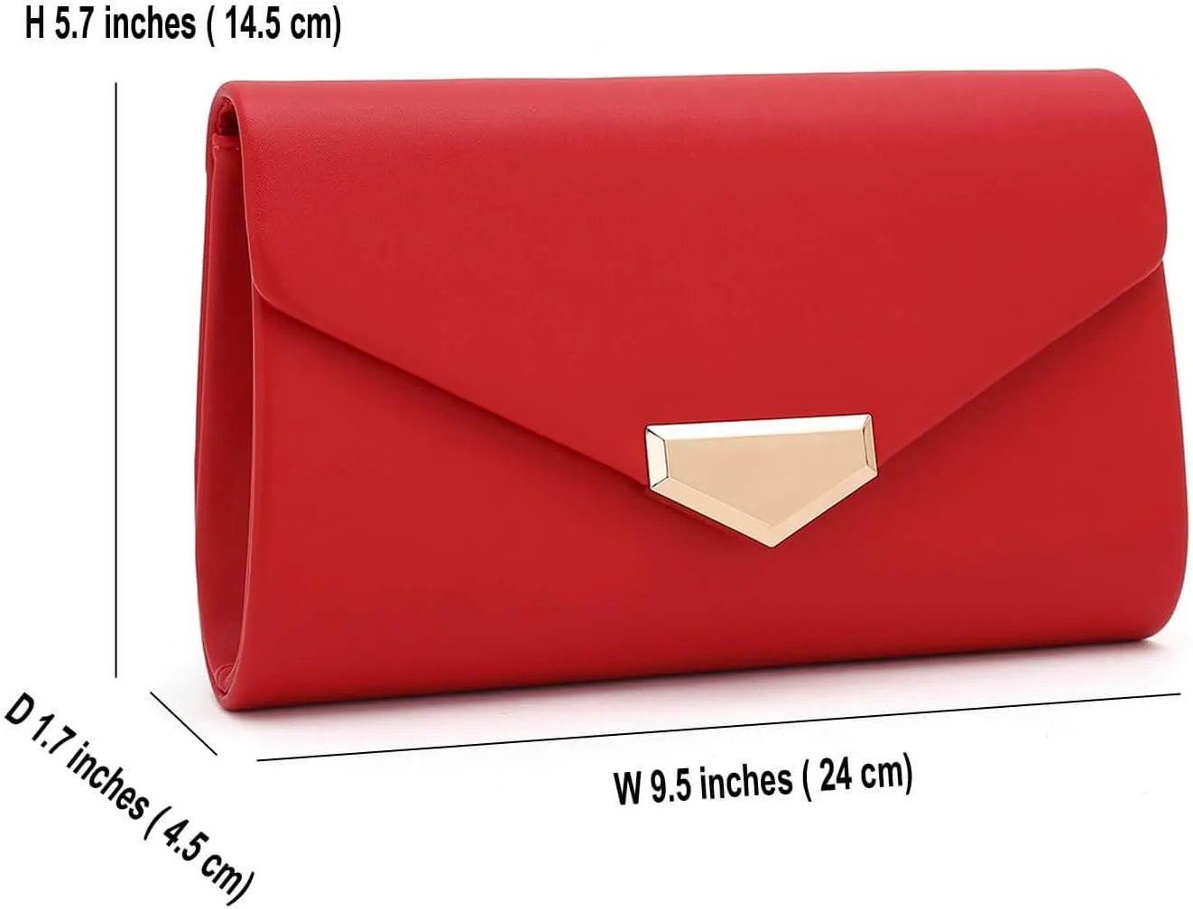 CHARMING TAILOR PU Clutch Purse for Women Evening Bag Chic Clutch Handbag for Special-occasion
