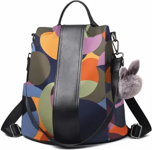 CHARMORE Women Backpack Purse Waterproof Nylon Anti-theft Rucksack Shoulder Bags