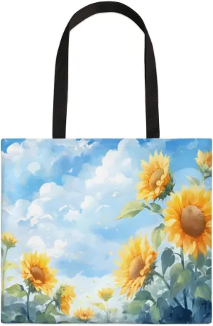 Cherry Blossom Cherries Canvas Tote Bag for Women Men Stylish Tote Handbag Shoulder Bag Reusable Grocery Bag