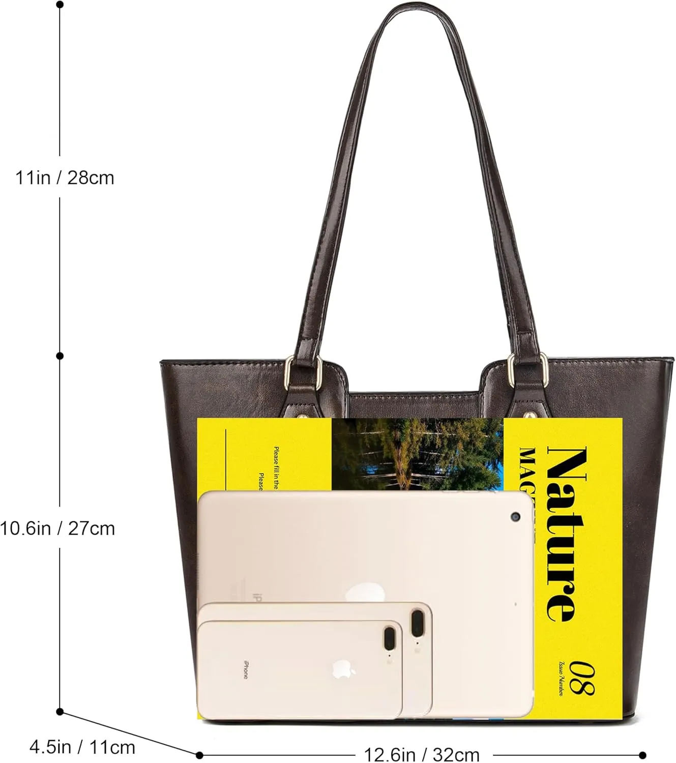 CHICAROUSAL Tote Bag for Women Large Handbags and Purses for Women PU Leather Womens Shoulder Bags