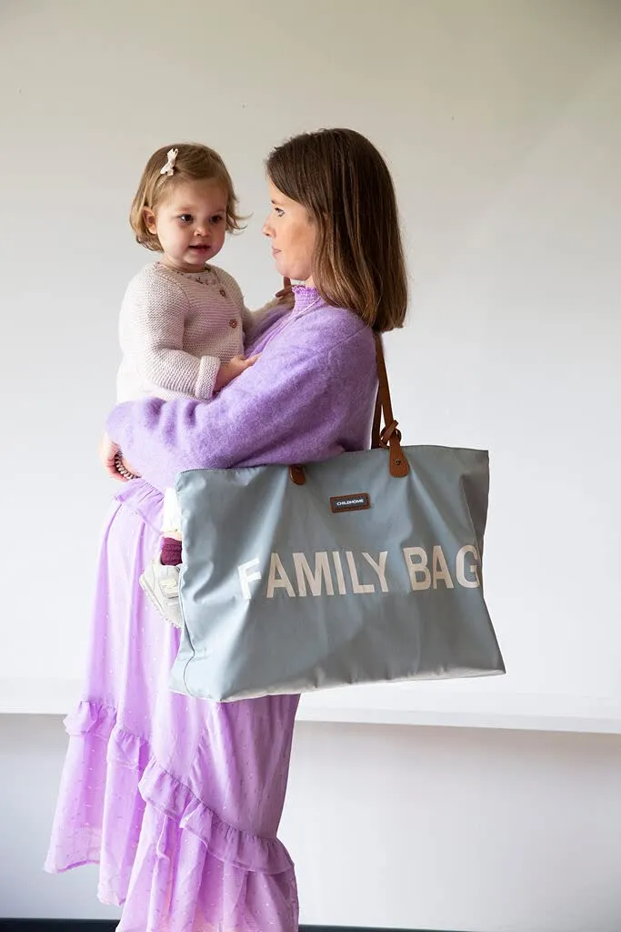 Childhome Family Bag, Grey/Ecru