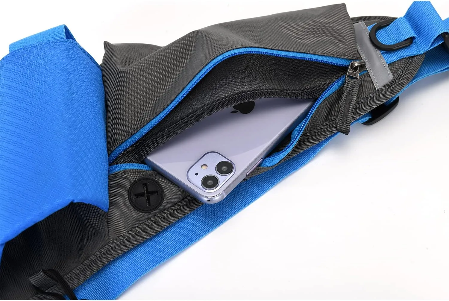 Clakllie Hiking Waist Pack Hydration Belts for Women Men Hands-free Daily Waist Bags Ultra Slim Running Belt Fanny Pack