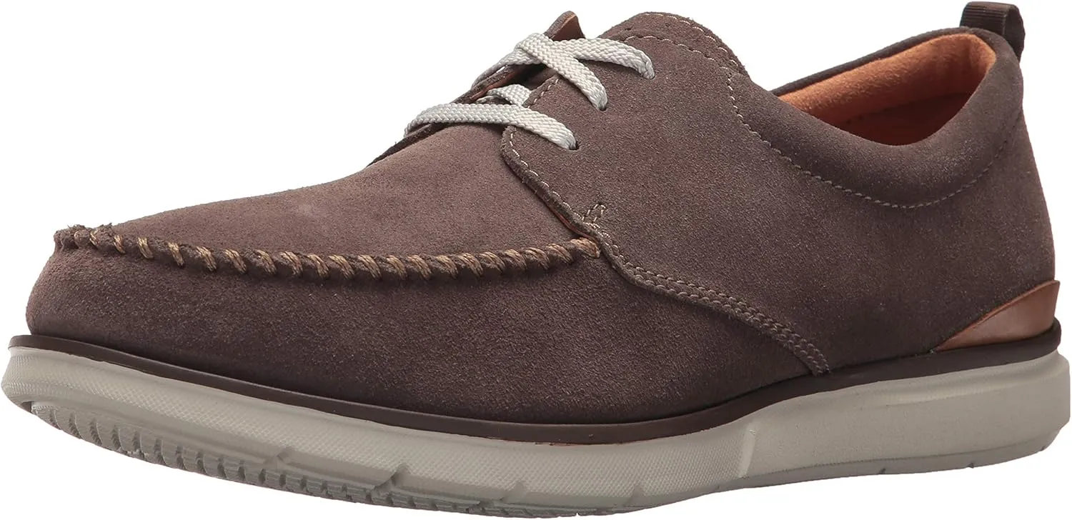 Clarks Edgewood Mix Mens Oxfords Taupe Suede 8