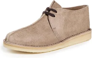 Clarks Men's Desert Trek Wolf Suede Shoes