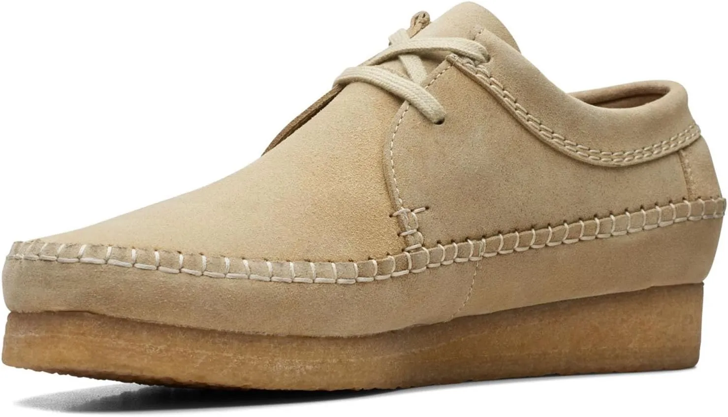 Clarks Men's Weaver Shoes Maple Suede