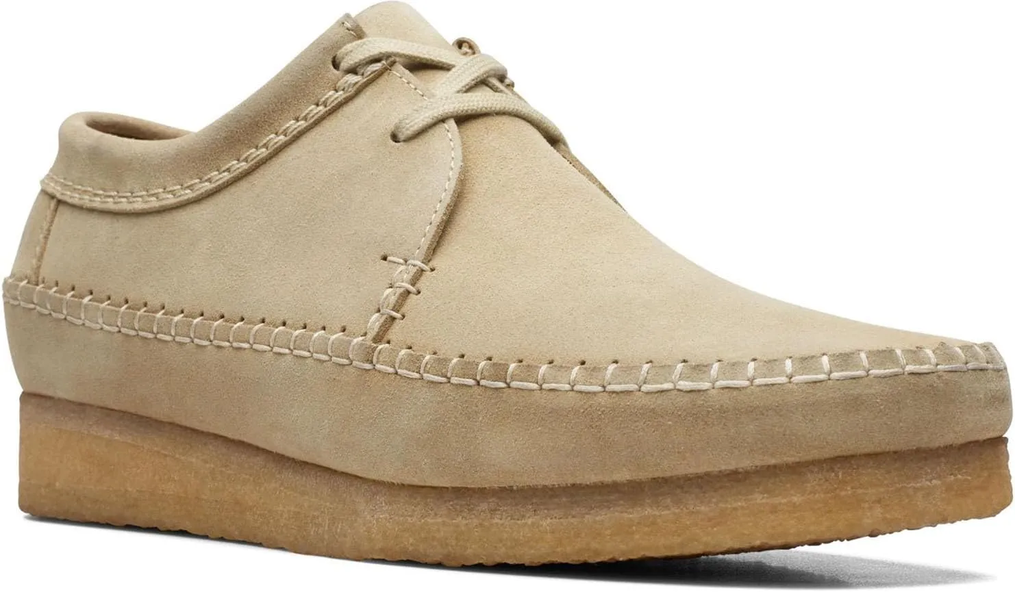 Clarks Men's Weaver Shoes Maple Suede