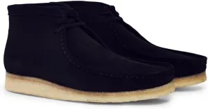 CLARKS Originals Suede Wallabee Boot Natural Black - Black - 11