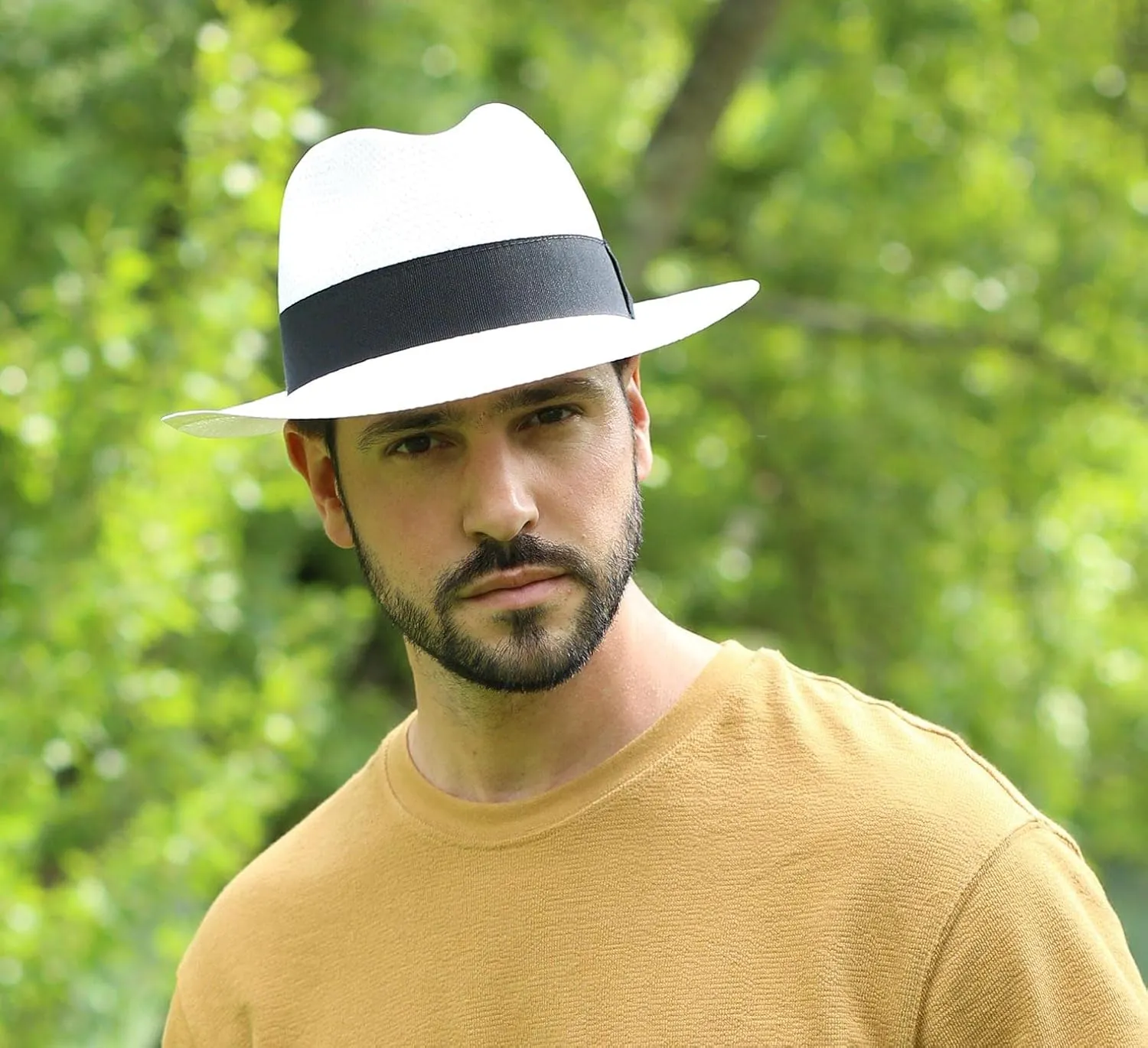 Classic Wide Straw Panama Hat