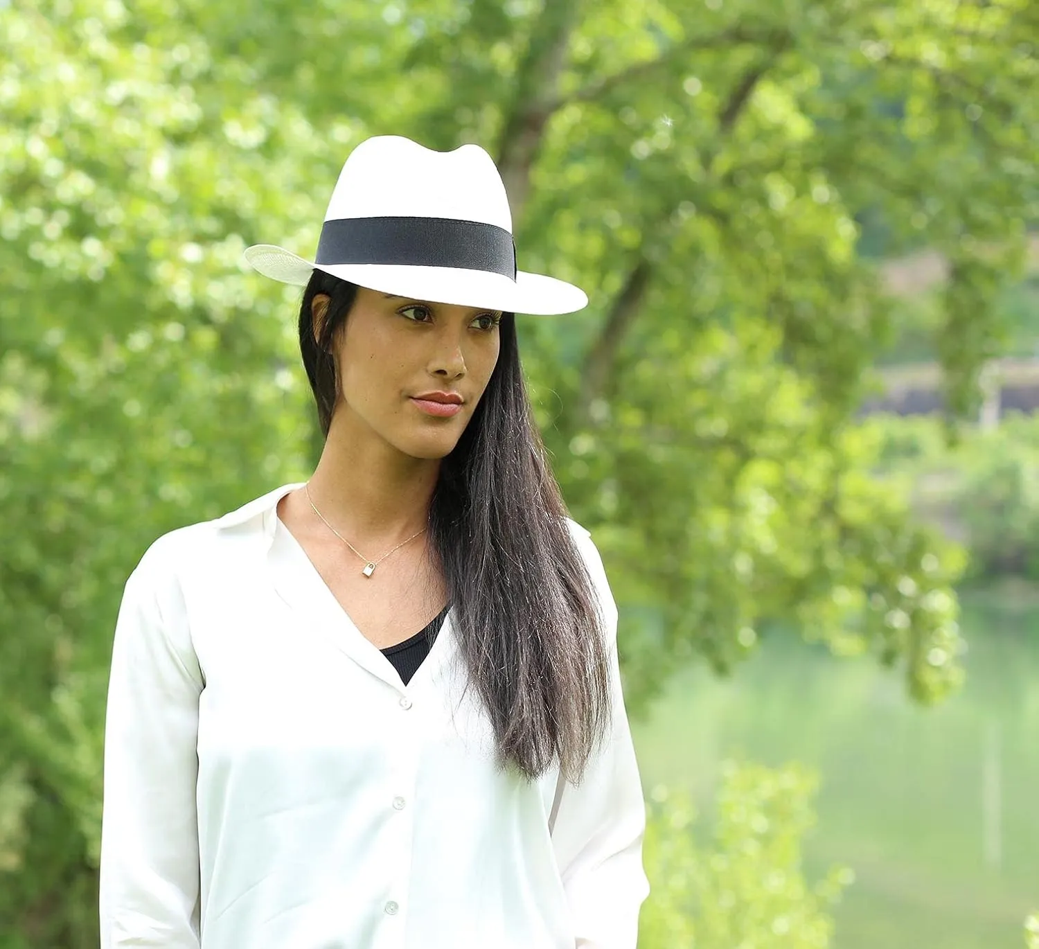 Classic Wide Straw Panama Hat