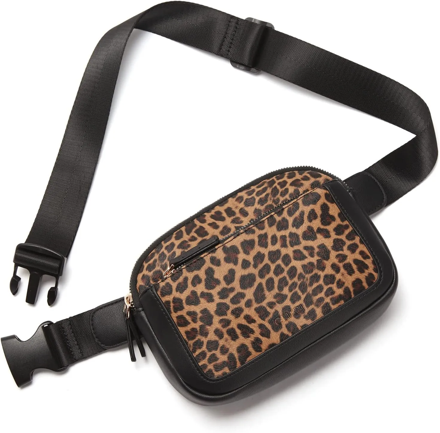 CLUCI Belt Bag for Women, Mini Everywhere Crossbody Waist Bag Adjustable Strap, Vegan Leather Women's Fanny Pack