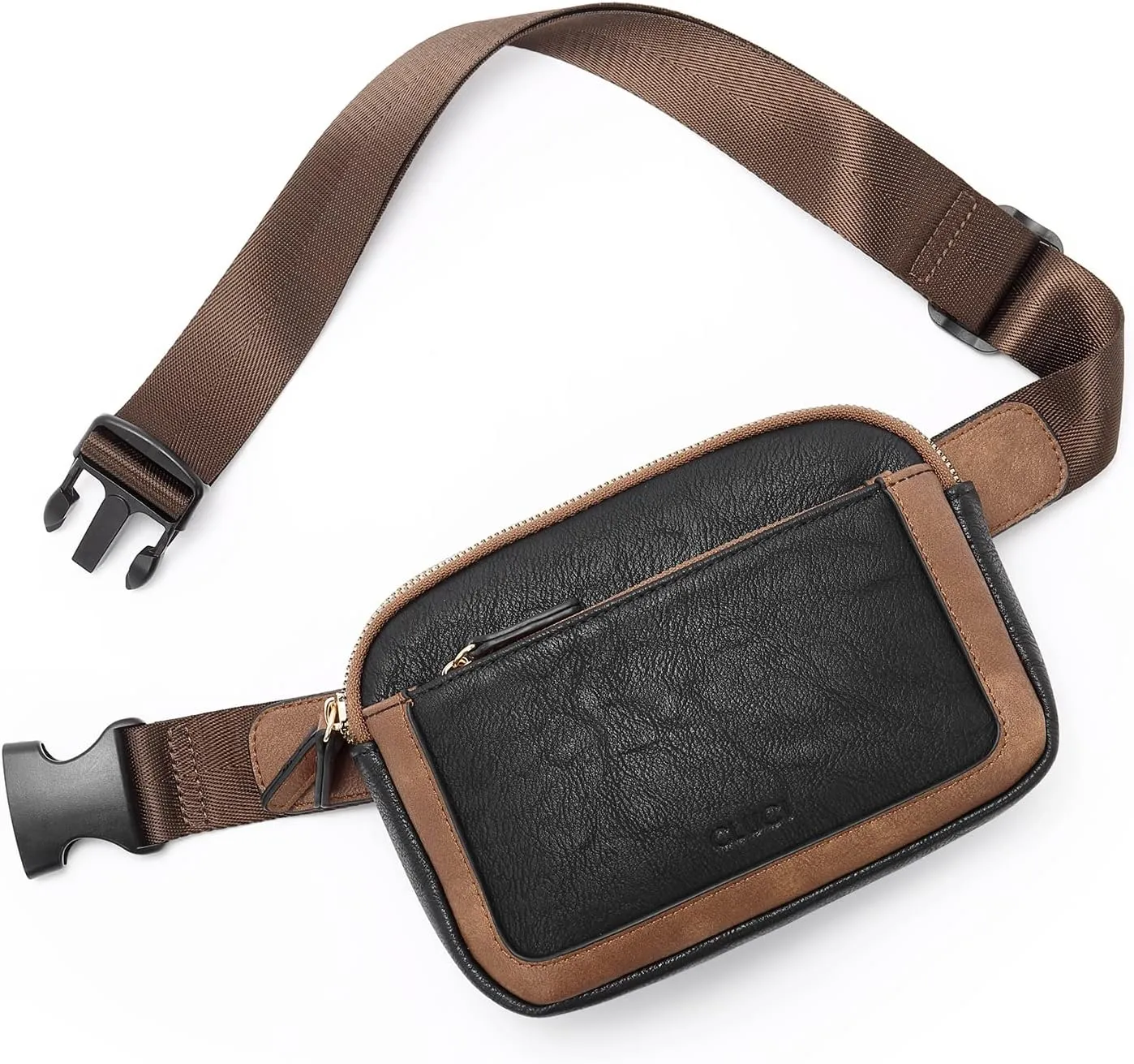 CLUCI Belt Bag for Women, Mini Everywhere Crossbody Waist Bag Adjustable Strap, Vegan Leather Women's Fanny Pack